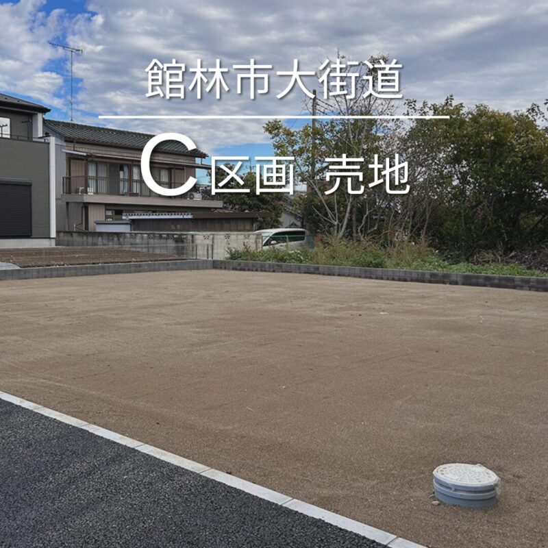 群馬県館林市大街道C区画 売地